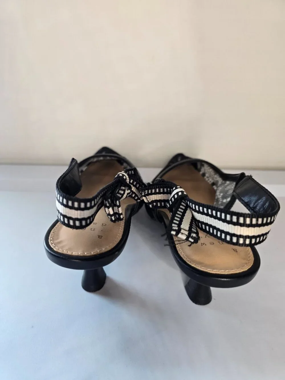Target - A New Day Milan Slingback Kitten Pumps - Two Pairs - Tan & Black Lace - Picture 9 of 13